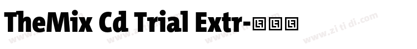 TheMix Cd Trial Extr字体转换